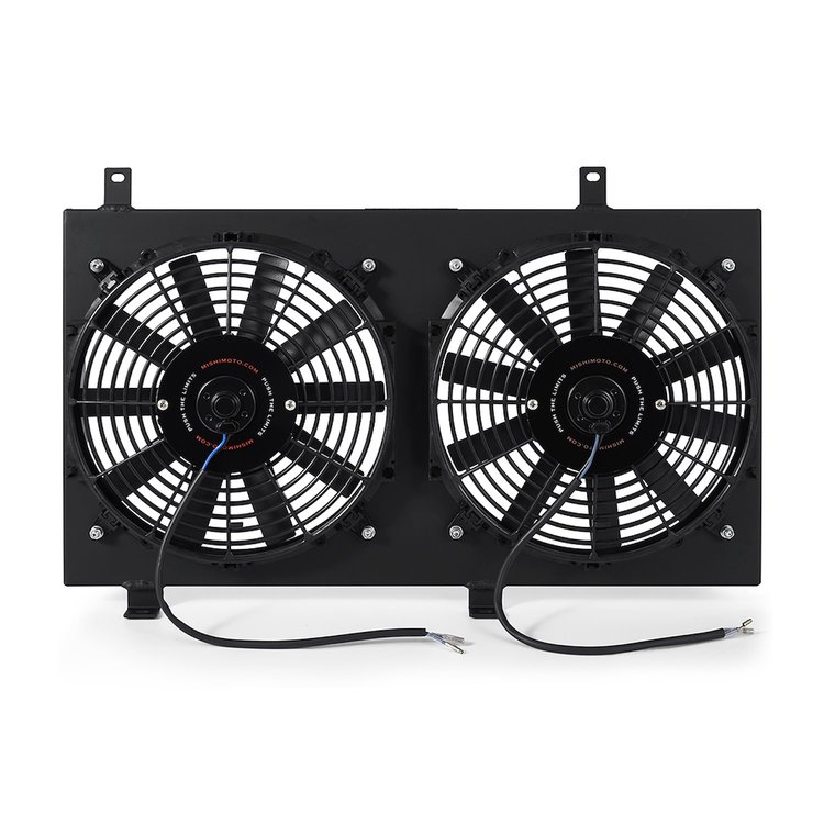 MMFS-RX8-04BK Performance Aluminum Fan Shroud Kit, fits Mazda RX-8 2004-2008