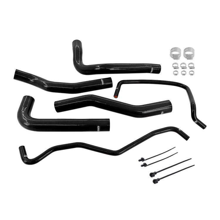 MMHOSE-MUS4-24BK Silicone Coolant Hose Kit Black Ford Mustang 2.3L EcoBoost 2024+