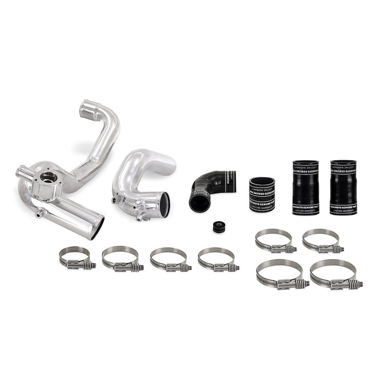 MMICP-BR23-21UHP High-Mount Intercooler Pipe Upgrade Kit, Fits Ford Bronco 2.3L 2021+, Polished