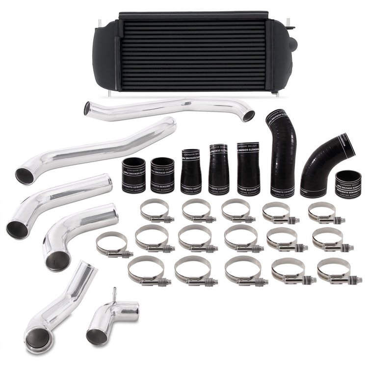 MMINT-F35T-17KPBK Intercooler Kit Black/Polished Ford F-150 3.5L EcoBoost 2017-2021