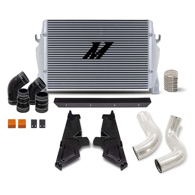MMINT-RAM-19KSLP Intercooler Kit Silver/Polished Ram 6.7L Cummins 2019-2024