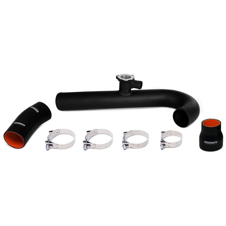 Ford Mustang EcoBoost Hot-Side Intercooler Pipe Kit - MFG Part No. MMICP-MUS4-15HWBK