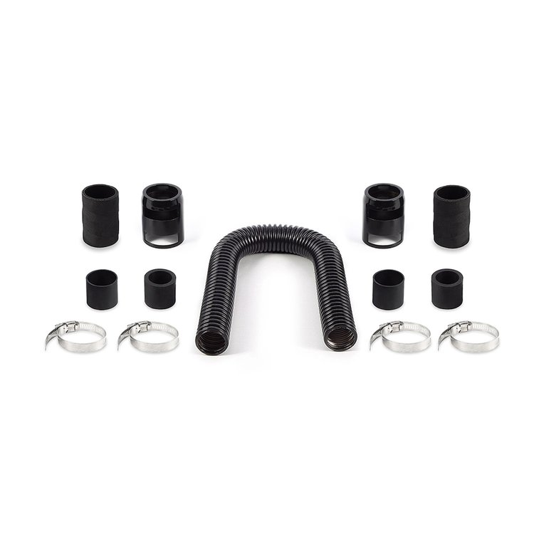 24" FLEX RAD HOSE BLACK