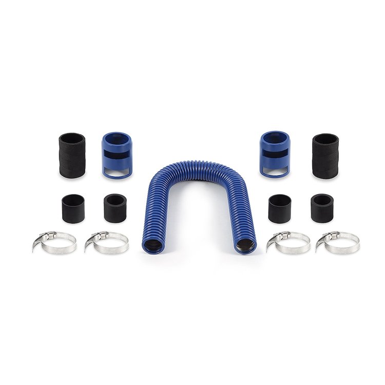 24" FLEX RAD HOSE BLUE
