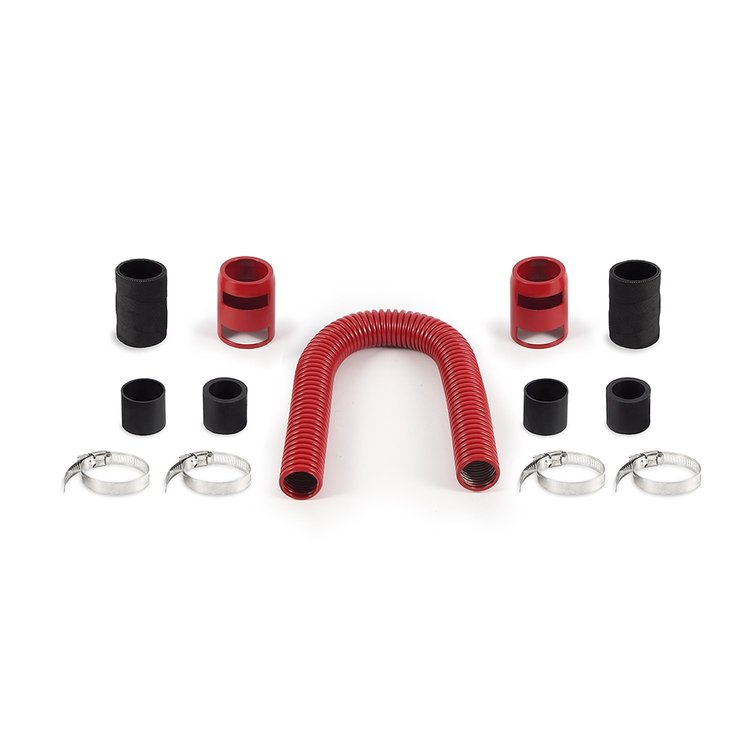 24" FLEX RAD HOSE RED