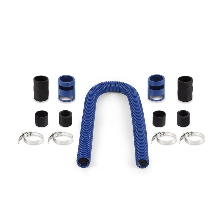 36" FLEX RAD HOSE BLUE