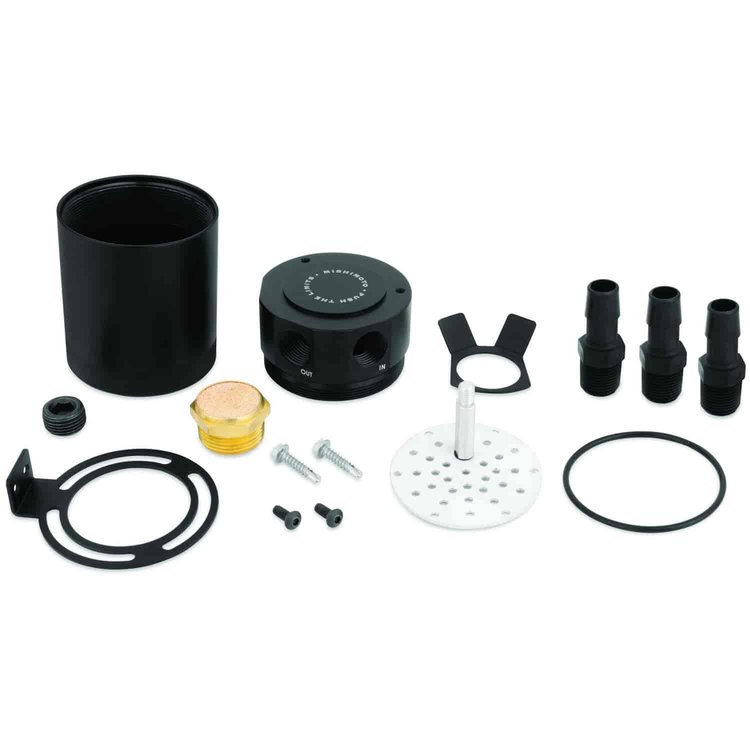 3-Port Compact Baffled Oil Catch Can