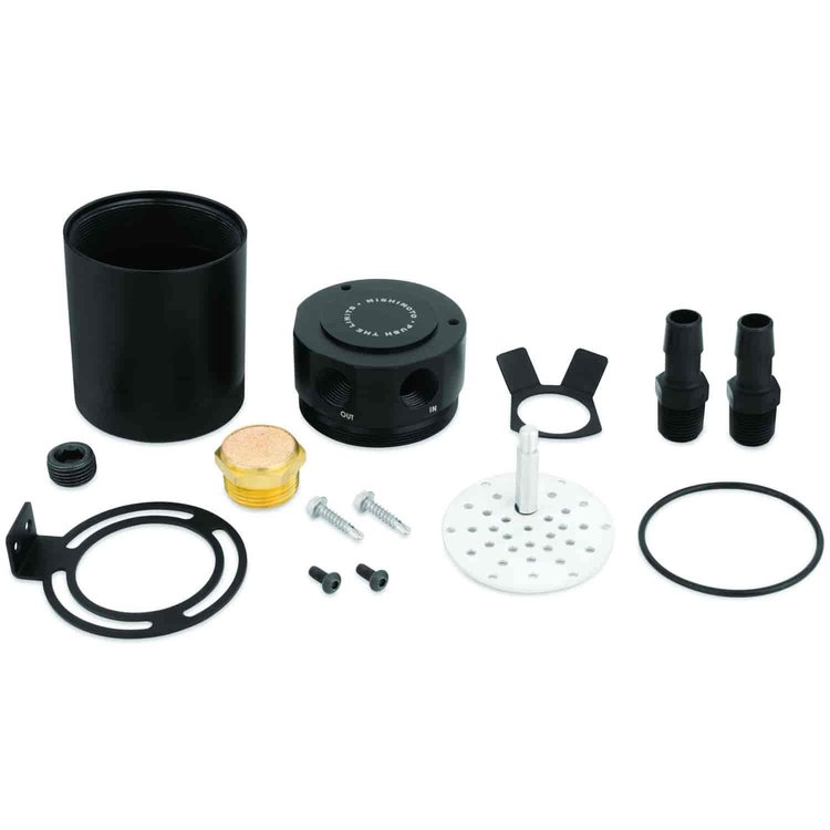 2-Port Compact Baffled Oil Catch Can