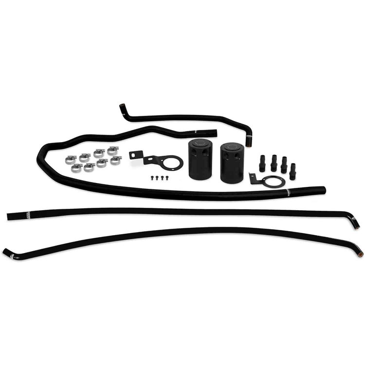 Subaru WRX Baffled Oil Catch Can System - MFG Part No. MMBCC-WRX-15BK