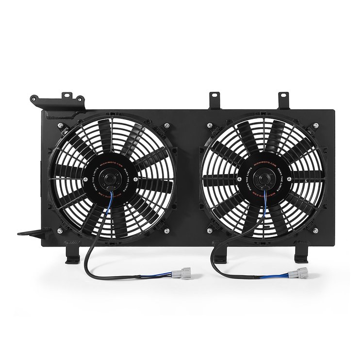 MMFS-WRX-01PBK Plug-N-Play Performance Aluminum Fan Shroud Kit, fits Subaru Impreza WRX/STI 2001-2007