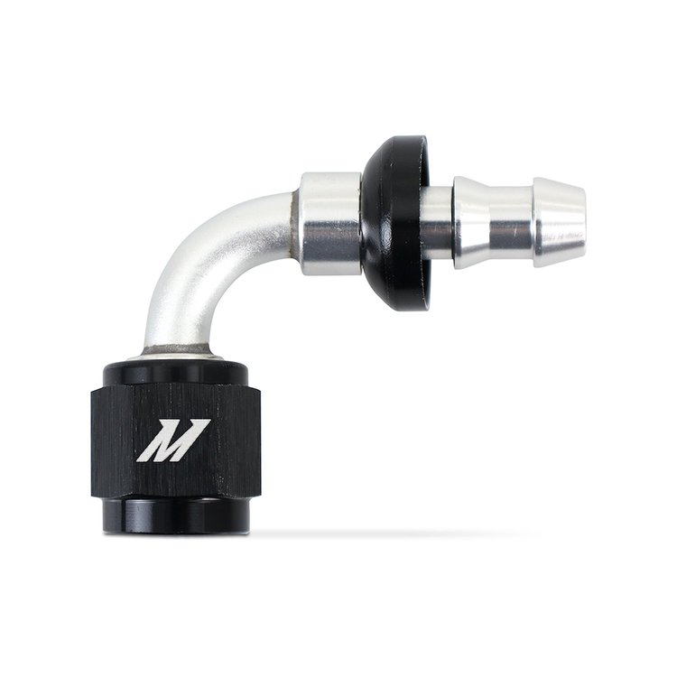MMFT-PL-490 Push-Lock Fitting -4AN 90-Degree