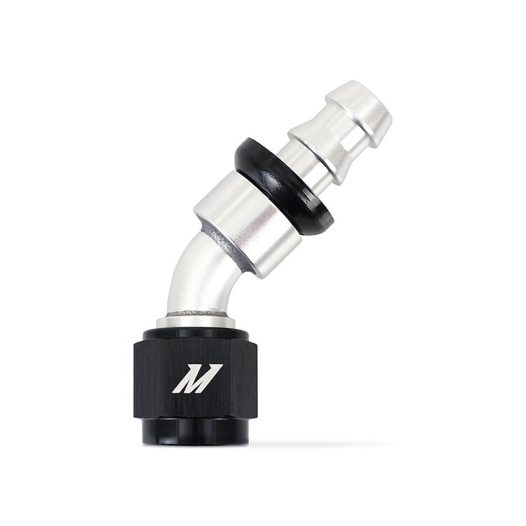 MMFT-PL-645 Push-Lock Fitting -6AN 45-Degree