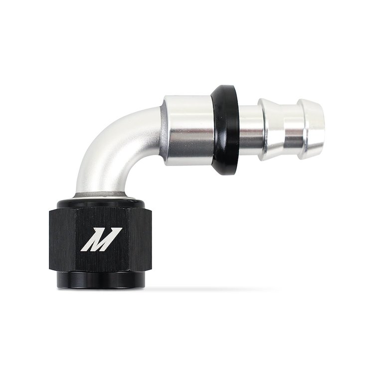 MMFT-PL-890 Push-Lock Fitting -8AN 90-Degree
