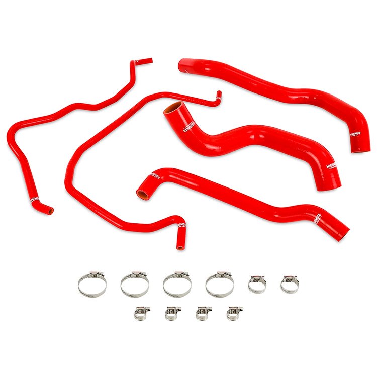 MMHOSE-T1-19RD Silicone Radiator Hose Kit Chevy/GMC 1500 5.3L/6.2L 2019+ Red