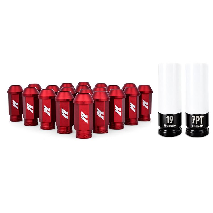 MMLG-125-20LRD Aluminum Locking Lug Nuts M12x1.25, 20pc Set, Blue