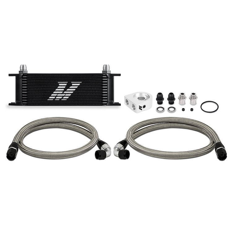 Oil Cooler Kit 13-Row Blk
