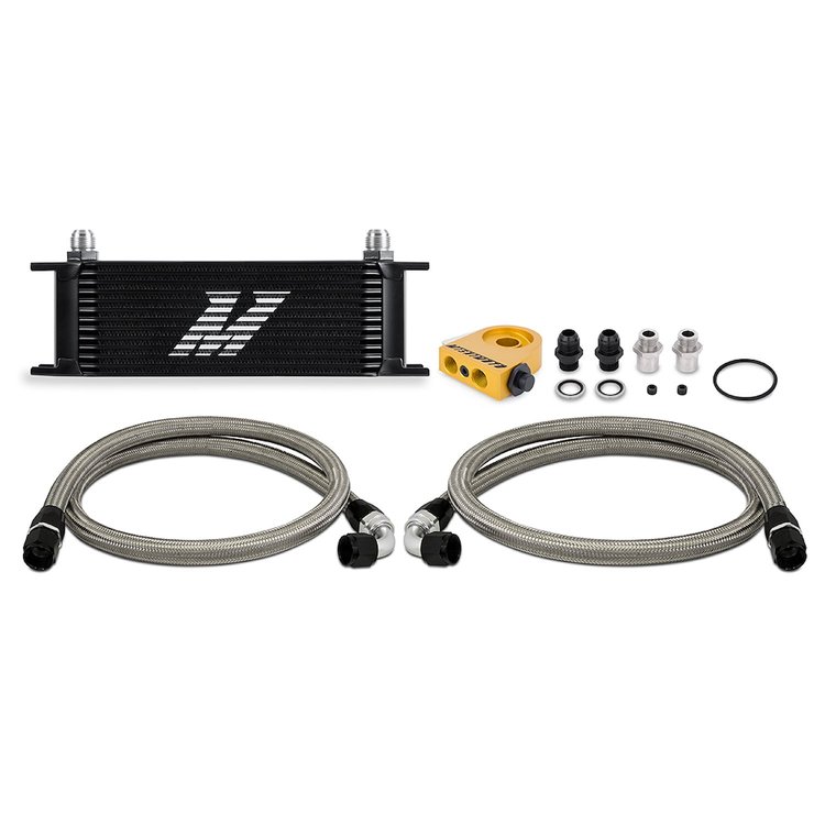 Oil Cooler Kit 13-Row Blk