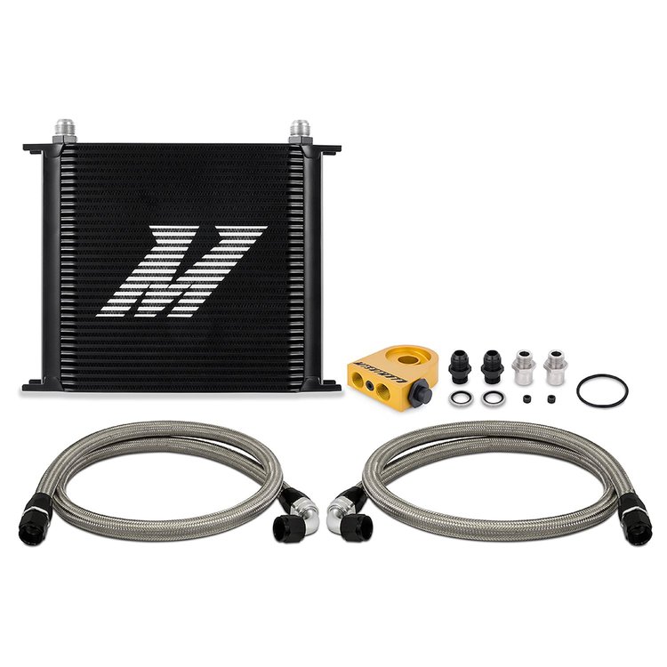 Oil Cooler Kit 34-Row Blk