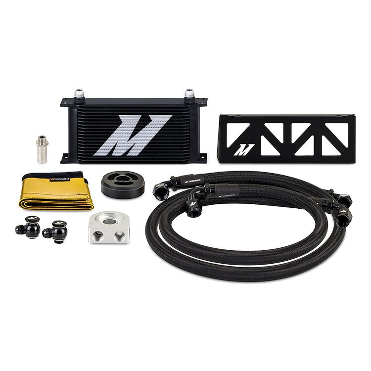 MMOC-BRZ-22NTBK Performance Oil Cooler, Fits Subaru BRZ/Toyota GR86 2022+, Non-Thermostatic, Black Cooler
