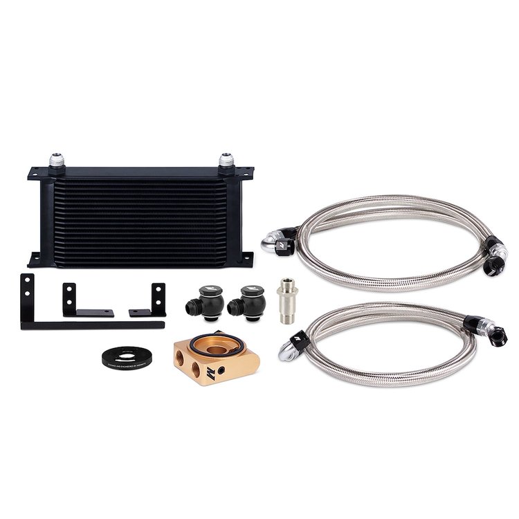 MMOC-MIA-19TBK Oil Cooler Kit Black Thermostatic Mazda Miata 2019+