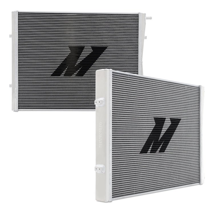 MMRAD-HE-04 Universal Air-to-Water Heat Exchanger, Dual Pass, 24.60in x 19.66in x 1.88in Core, 1500HP