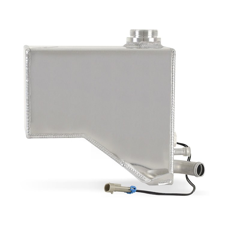 MMRT-DMAX-01N Aluminum Degas Tank, Fits Chevy/GMC 6.6L Duramax (LB7/LLY/LBZ) 2001-2007, Natural