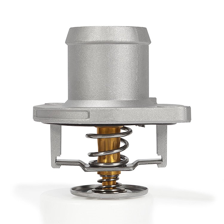 MMTS-F2D-03CH High-Temperature Thermostat and Housing, fits Ford 6.0L Powerstroke 2003-2007