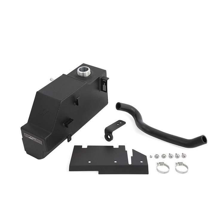 MMRT-F2D-11PMWBK Aluminum Primary Degas Tank, fits Ford 6.7L Powerstroke 2011-2019