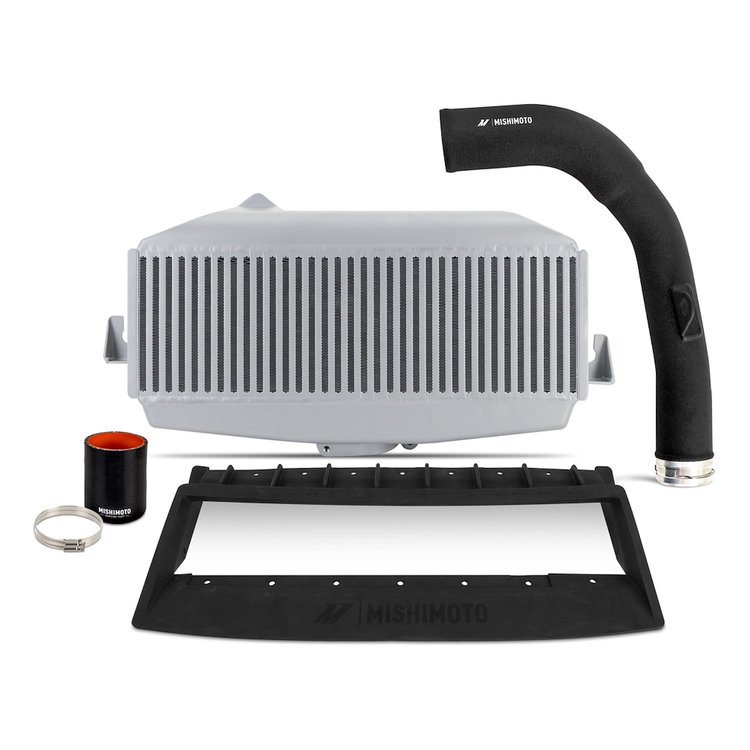 MMTMIC-WRX-22KSLBK Top-Mount Intercooler Kit Black Pipe Subaru WRX 2022+