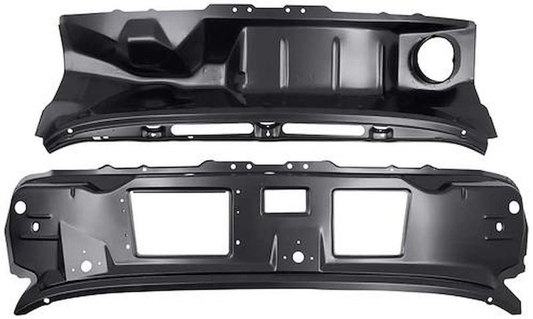 02011C Cowl Grill Panel Assembly 1969-70 Mustang, Cougar; EDP Coated