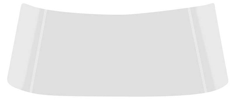 03100F Front Windshield Glass 1969-70 Mustang, Cougar; Clear; Coupe Or Convertible