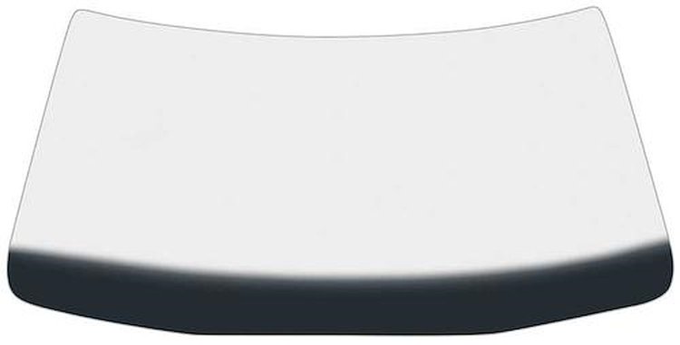 03100J Front Windshield Glass 1971-73 Mustang Fastback; Clear