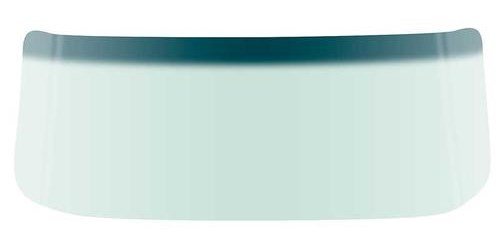 03100M 1963-65 Falcon, Comet; Front Windshield Glass; Tinted with Upper Band; Hardtop, Convertible