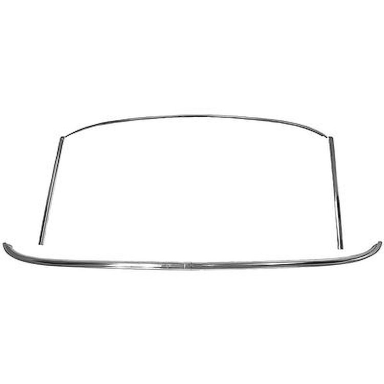 03145A 1969-70 Mustang; Windshield Molding Set; Coupe; 5 piece Set