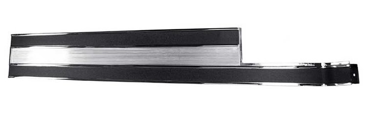 04400N Console Insert Panel 1964-66 Ford Mustang; Center Plate; Chrome