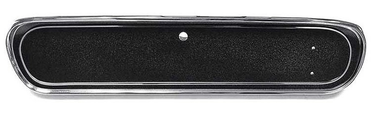 06024CR Glove Box Door 1964-65 Ford Mustang; Standard Interior; Curved Design; Black
