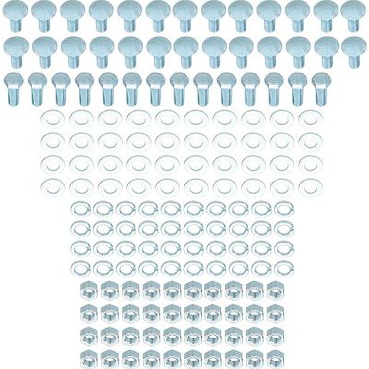 100291 1967-72 Chevrolet/GMC Truck, Rear Wheelhouse Bolt & Hardware Set, Mini Tub, 160 Piece Set