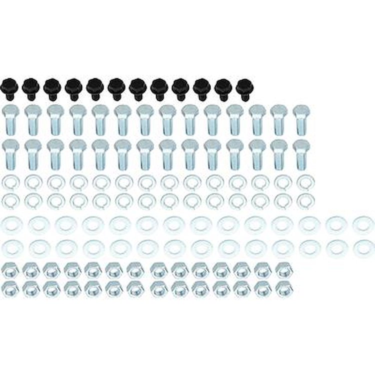 100293 1973-91 Chevrolet/GMC Truck, Rear Wheelhouse Bolt & Hardware Set, Mini Tub, 124 Piece Set