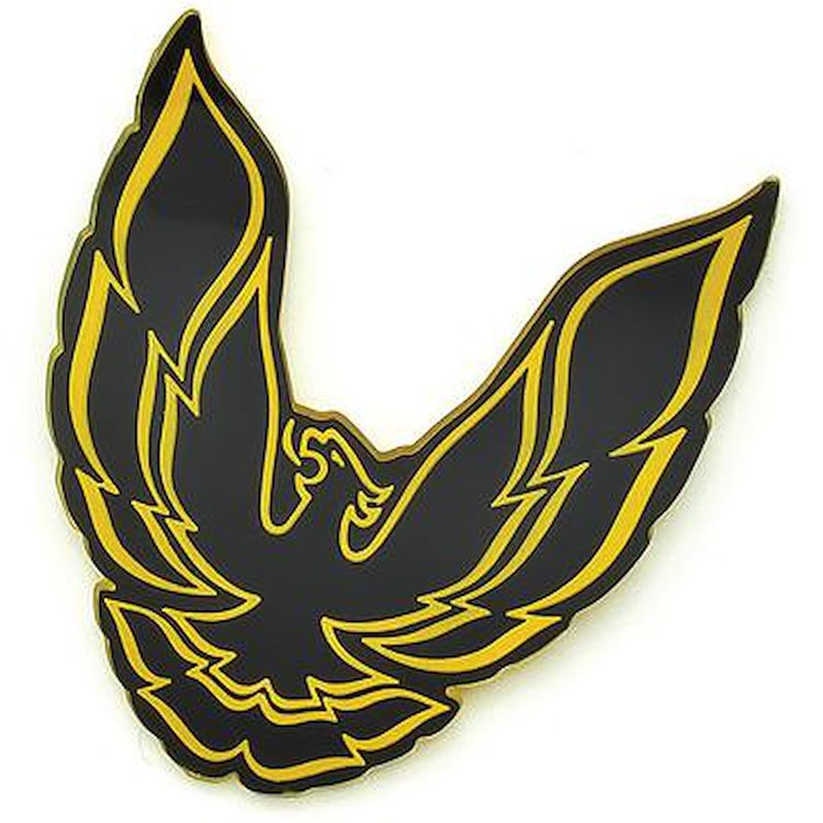 10034419 1985-90 Firebird Trans Am, Formula, SE, Rear Panel Bird Emblem, Gold