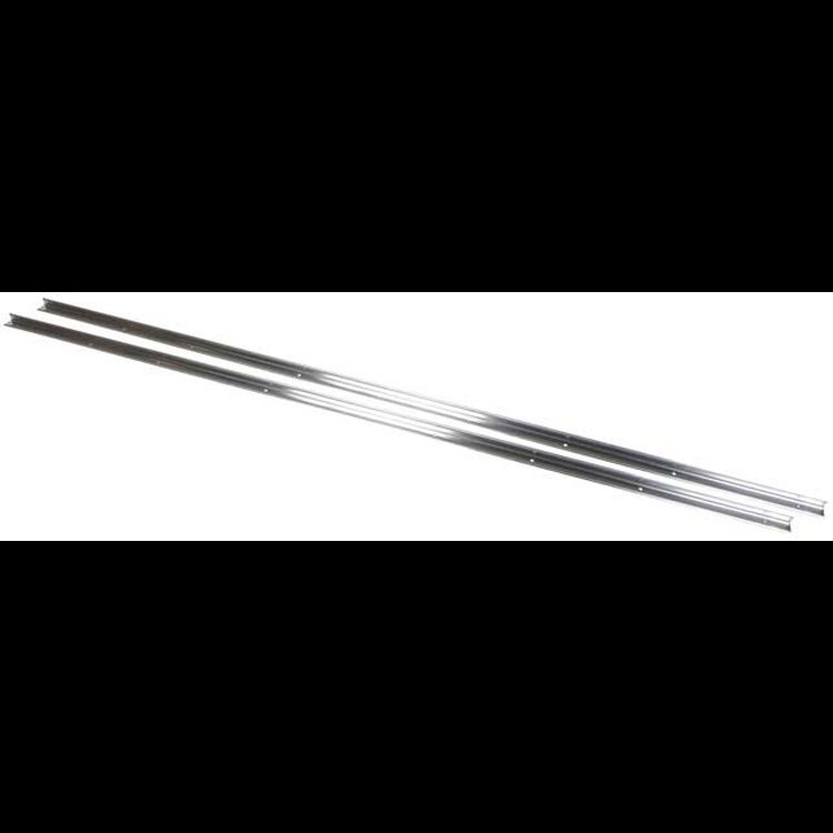 100811 1963-66 Chevrolet/GMC Stepside, Angle Strips, Long Bed, Stainless Steel, Unpolished