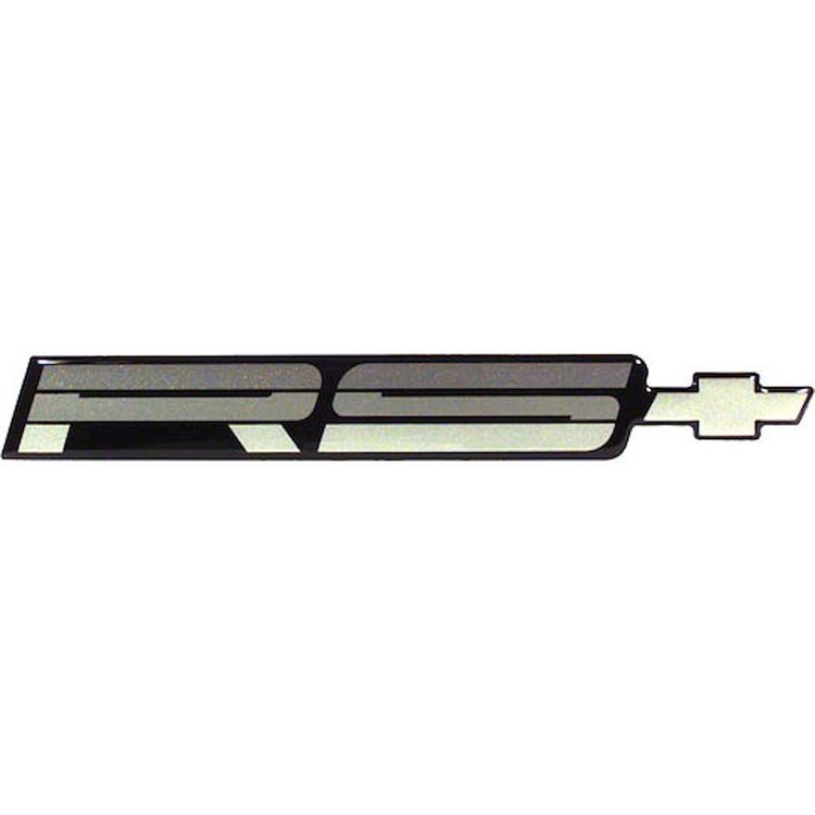 Rear Panel Emblem 1989-90 Camaro RS
