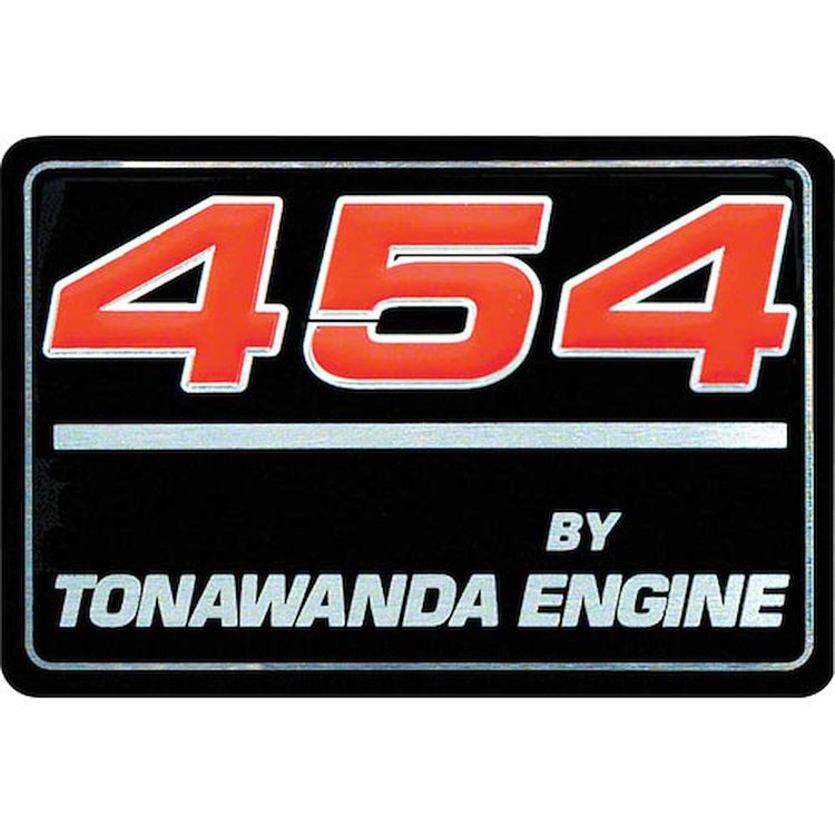 Valve Cover Decal 1991-1996 Chevy 454 Big Block
