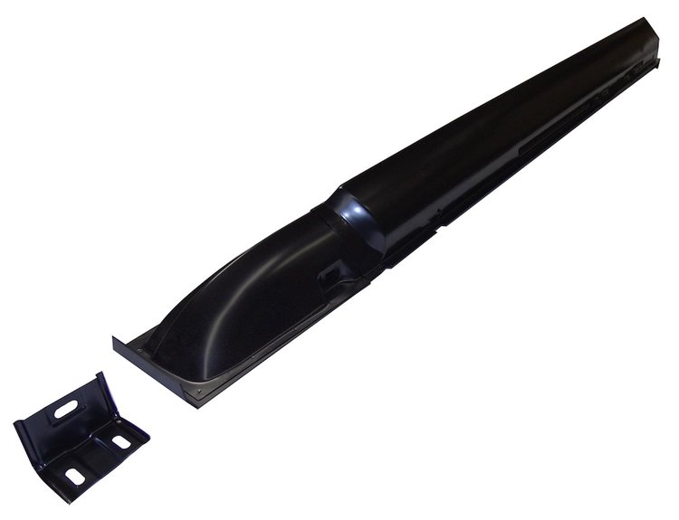 10129F Complete Rocker Panel 1964-66 Mustang; Convertible; Drivers Side; EDP Coated