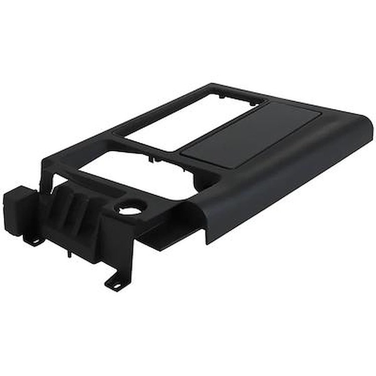 10161884B 1994-96 Corvette C4; Console Shift Plate; 6-Speed Manual Transmission; Black Rubber Coated