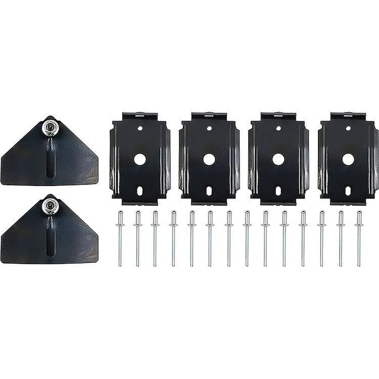 10182F 1964-66 Mustang; Rocker Molding Installation Clip Set; Per Side