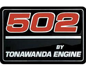 1991-96 "502 By Tonawanda Engine" Valve Cover Decal