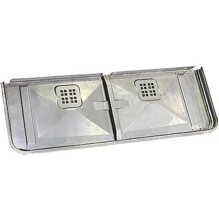 102650 1955-59 Chevrolet, GMC Truck, Bench Seat Bottom Pan, Stamped Steel, EDP Coated