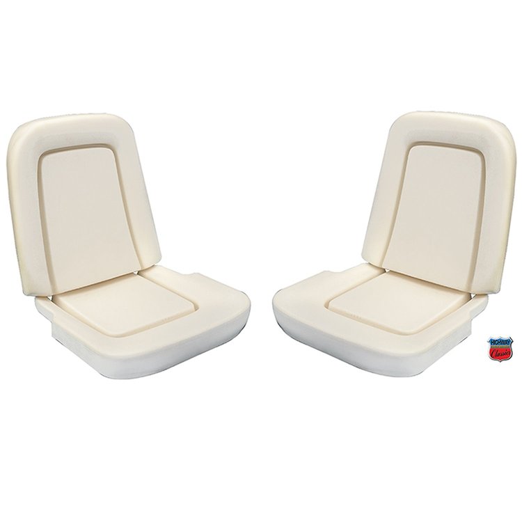 102PR Standard Interior Bucket Seat Foam 1964-66 Mustang; 2 Bucket Seats