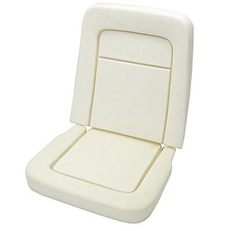 105PR Seat Foam Set 1968-69 Mustang Standard/Deluxe (6-Pieces Total); 2 Bucket Seats (LH and RH)