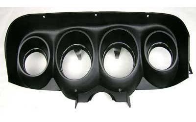 10838P 1969 Ford Mustang; Dash Guage Bezel; Black Textured